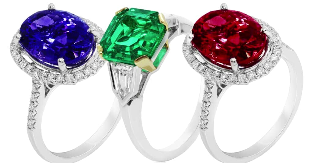 gemstone rings