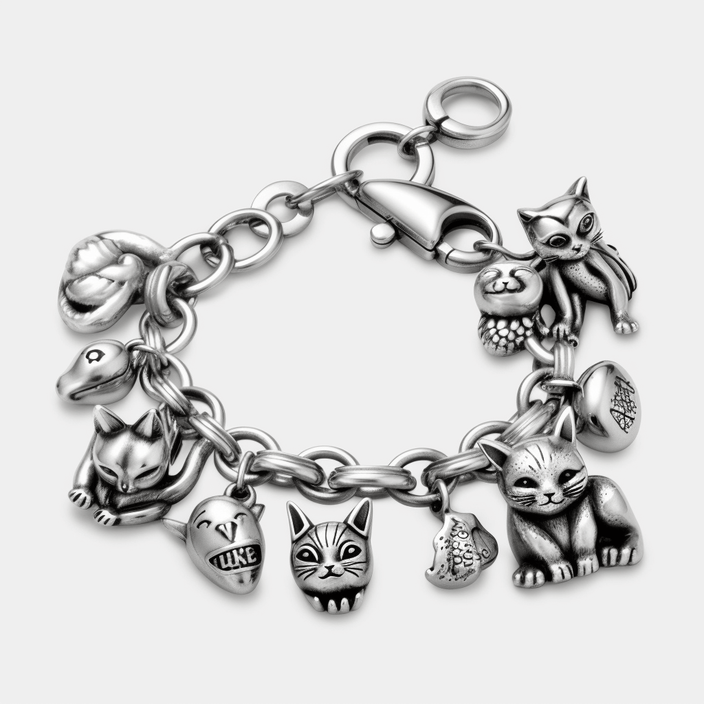Personalized FAT CAT Sterling Silver Name Charm Bracelet – The Sassy Apple