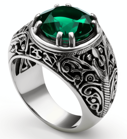 Mens Emerald Rings - Etsy-vinhomehanoi.com.vn