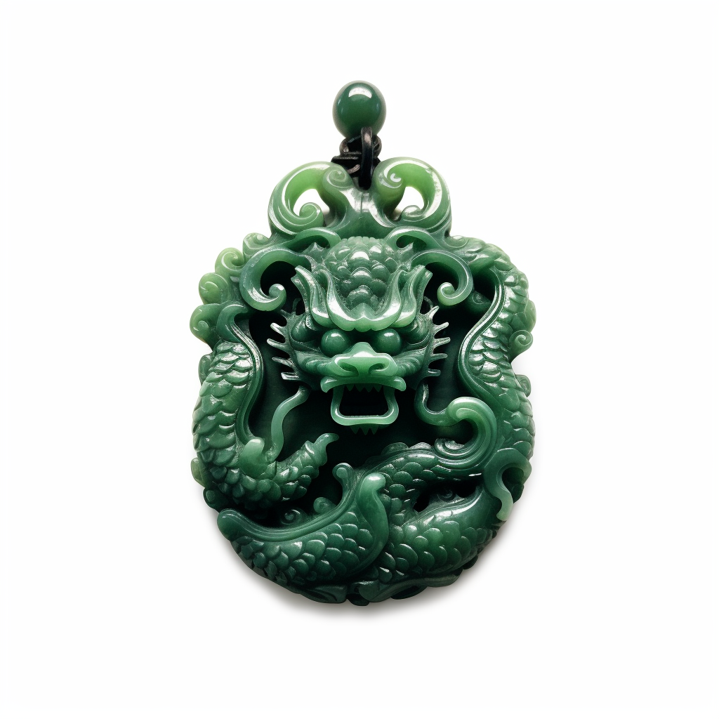 thumbnail image 2 of Am.Yuxi Green Jade Pendant For Women - Frog Charm With Zircon, Heated Treated, 28*17mm Gift Boxed 2 of 3