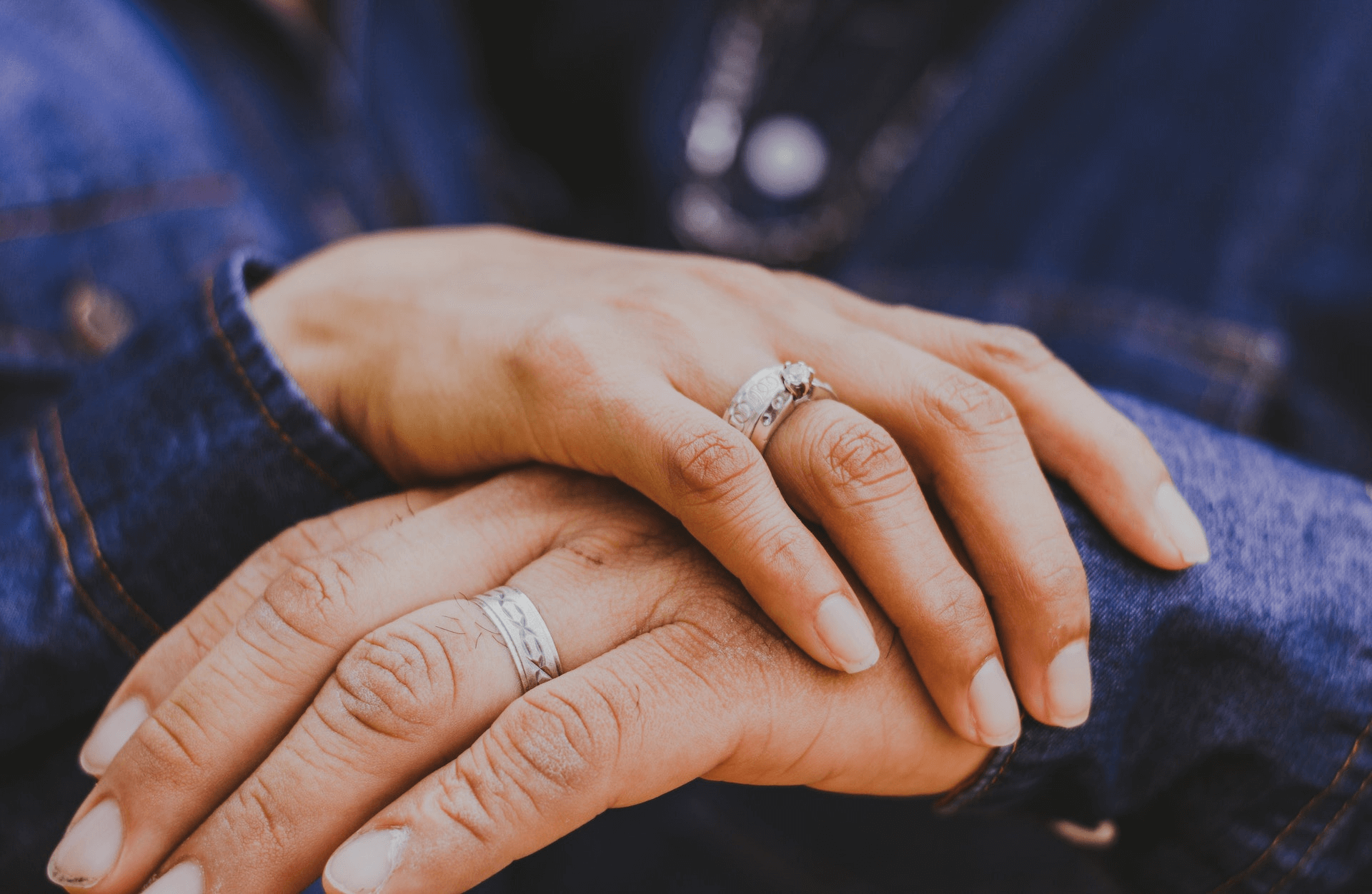 Vintage Couples Wedding Ring Set || HIS and HER 14K Gold Bridal Bands || Anniversary  Ring Set For Him Them